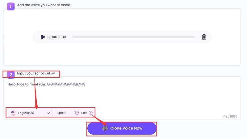 Clike to Create Angry Munci AI Voice TW